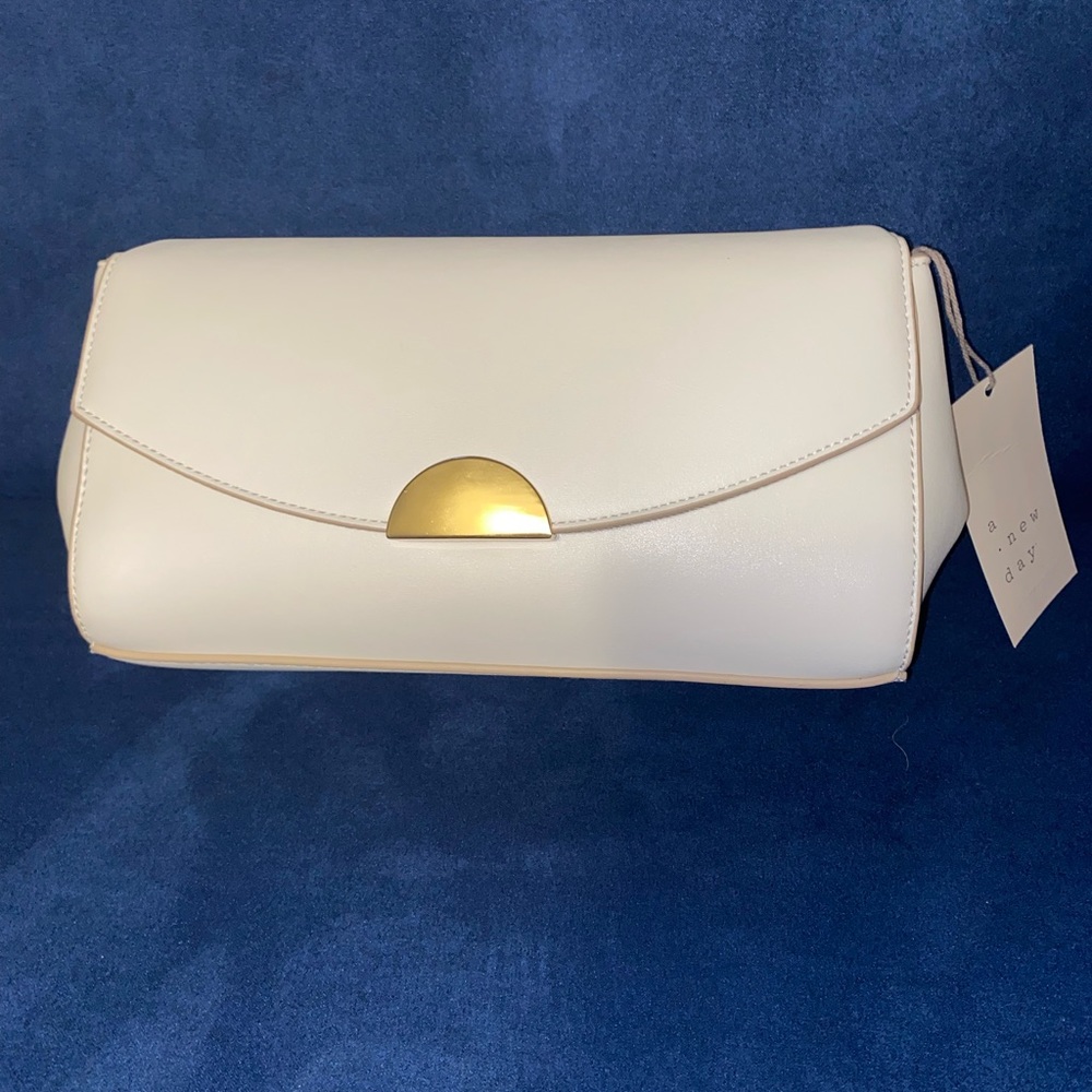 White and Gold Purse
